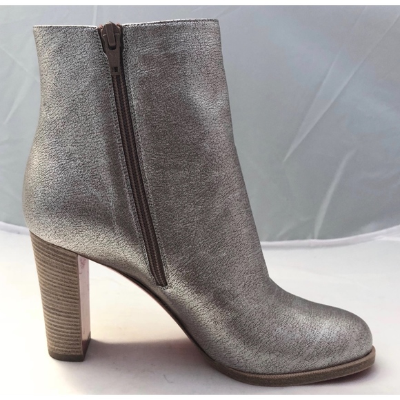 New Christian Louboutin Adox Boots Silver SZ 38 - Picture 5 of 8